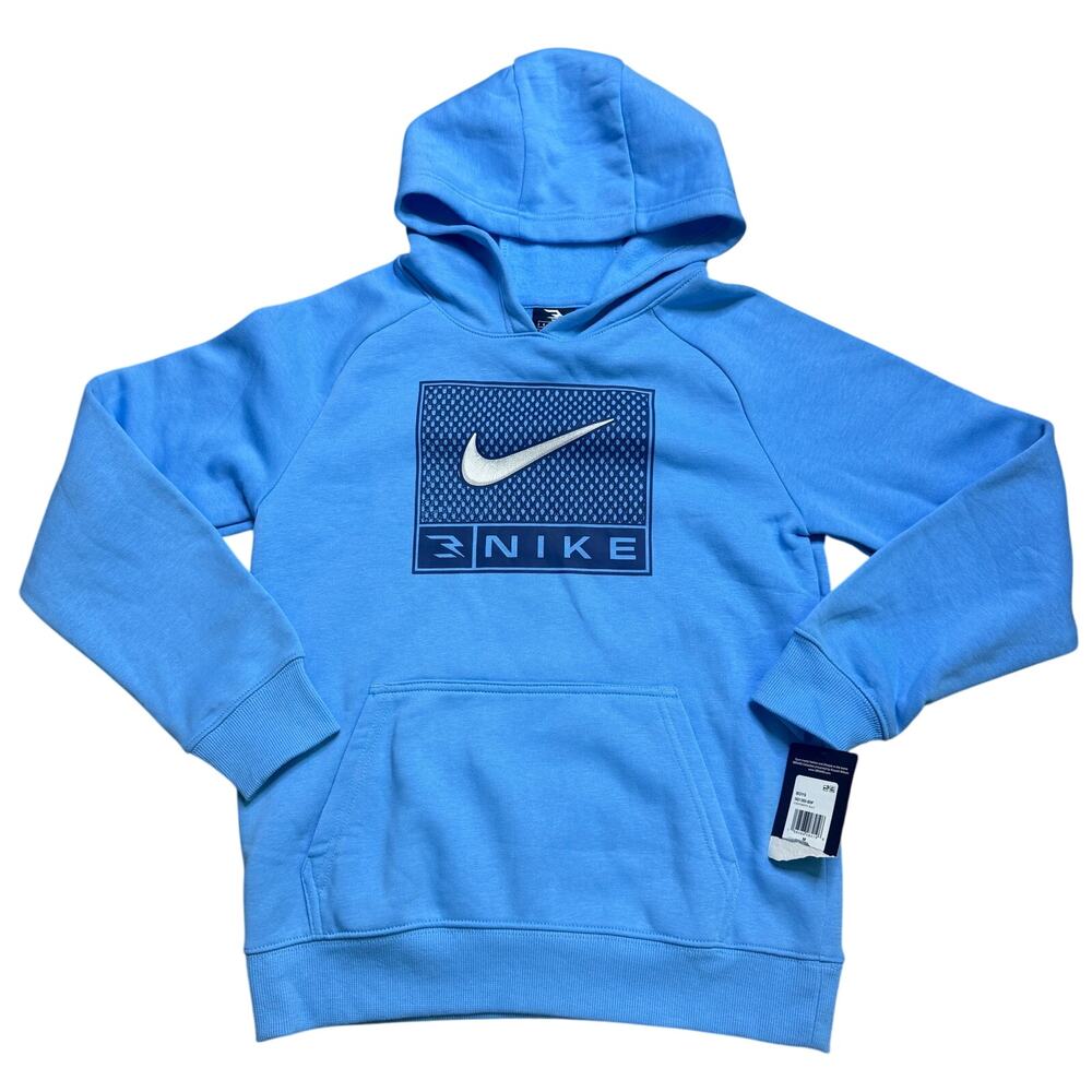 NIKE YOUTH M MEDIUM JACKET SWEATER PULLOVER BLUE BABY SPORT